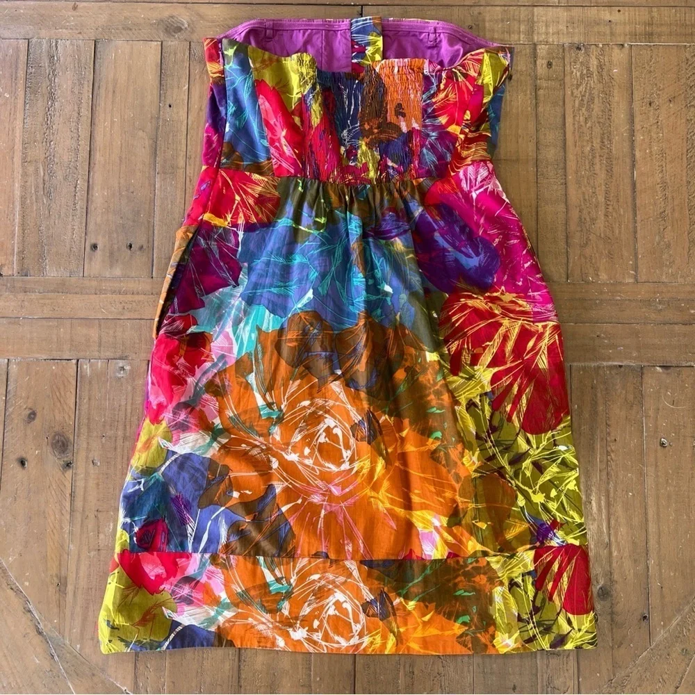 Anthropologie vibrant floral